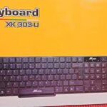 Xcess XK-303 U Wired USB Standard Multi-device Keyboard Compatible with Desktop, Laptop, Mac (Black)